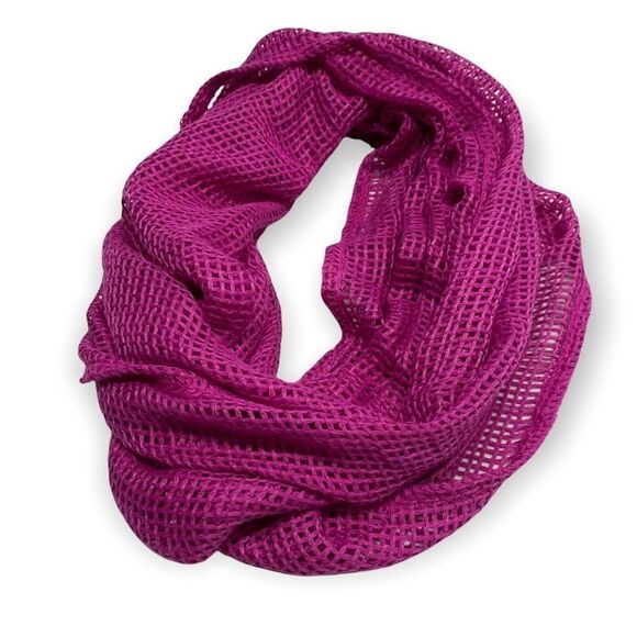 Lane Bryant Textured Mesh Infinity Scarf - Picture 2 of 5